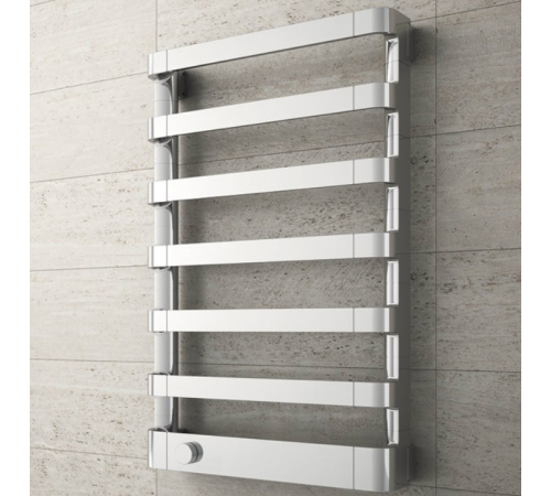 Полотенцесушитель электрический Irsap Step_E 500x775 мм 250 Вт 7 плоских трубок с термостатом хром SEP050T50IR01NNN