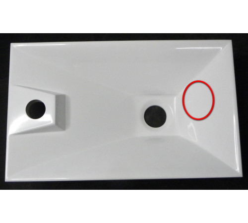 Раковина из литого мрамора AQUAMET Malaga 420х250х120 мм Mal.04.04.D