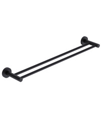 Держатель для полотенец двойной Trento 600 мм черный матовый AQM7205MB