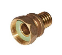 Переходник REHAU RAUTITAN с накидной гайкой 20-G 3/4 бронза RX+ 14563383001