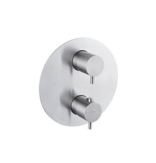 Смеситель для душа встраиваемый термостатический Newform X-STEEL 316 до 5 источников INOX 69663EX.50.050