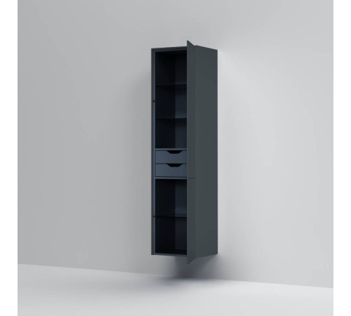 Шкаф-пенал подвесной AM.PM Inspire V2.0 40 см графит матовый M50ACHX0406GM