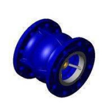 Клапан обратный осевой фланцевый Hogfors CA3241 DN125 PN16 чугун CA32410125