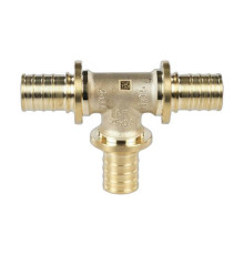 Тройник равнопроходной REHAU MX 25 мм латунный 11080331001