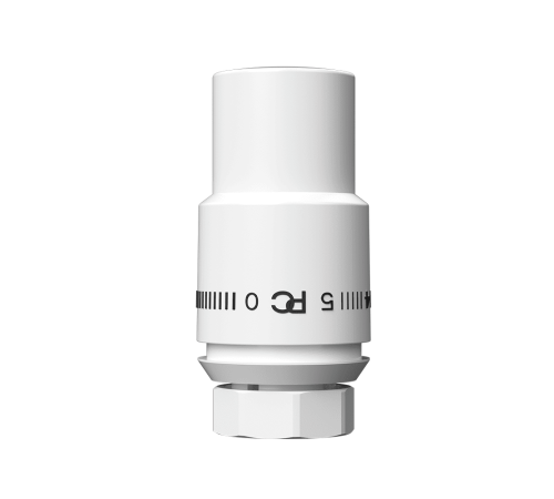 Термостатическая головка Primoclima Cristal M30x1.5 белый PCHEAD01W