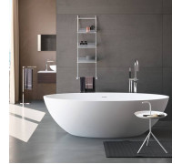 Ванна отдельностоящая Gruppo Treesse Carezza 180х85х52 см белый матовый V308BO