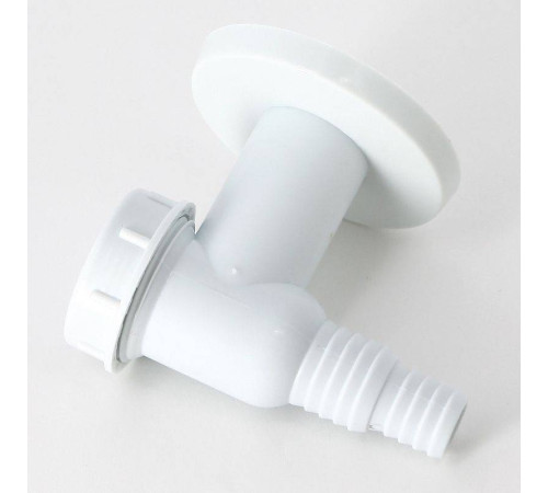Сифон для стиральной машины Alcaplast наружный пластиковый белый APS2