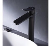 Смеситель для раковины высокий AM.PM X-Joy черный матовый F85A92022