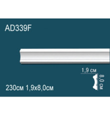 Молдинг Perfect AD339F полиуретановый гибкий 2000х65х20 мм AD339F