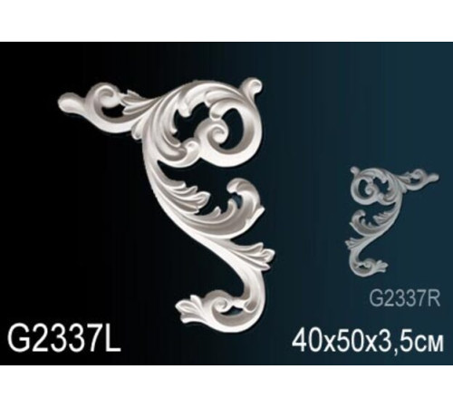 Декоративный элемент Perfect полиуретан левый G2337L