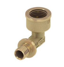 Уголок соединительный с муфтой TECE TECEspring AX 20 x 3/4 латунь 768002S