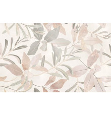 Декор Шахтинская плитка Флора бежевый 01 25х40 см 010300000218