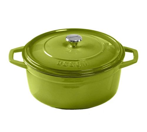 Кастрюля глубокая Hascevher Y DT 24 см Green A902824