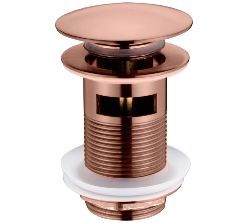 Донный клапан для раковины Boheme Click-Clack с переливом матовая бронза 612/2-BRB