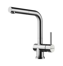 Смеситель для кухни с выдвижным изливом Omoikiri Koriyama-BN нержавеющая сталь 4991006