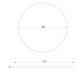 Esthetic Magnetic Шинопровод Round черный Ø1500 85217/00