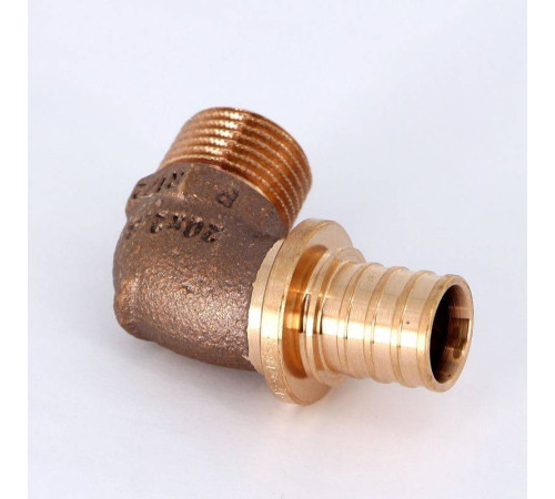 Угольник-переходник REHAU RAUTITAN RX+ 20х1/2 НР бронза 456348