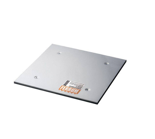 Экран защитный Ferrum 480х480 мм с отверстием d 280 мм AISI 430 0.5 мм f5318