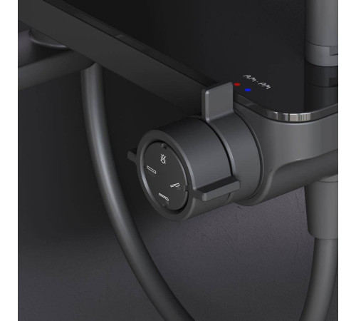 Душевая система AM.PM Like черный матовый F0780722