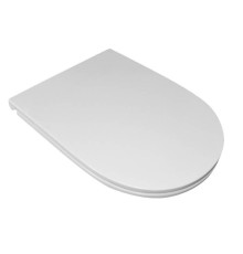 Сиденье для унитаза Kerasan Aquatech SLIM микролифт белый хром 379101