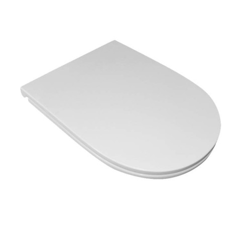 Сиденье для унитаза Kerasan Aquatech SLIM микролифт белый хром 379101