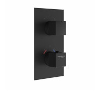 Смеситель для душа встраиваемый термостатический Kerama Marazzi Futura черный матовый 67648EKM.01.093