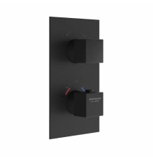 Смеситель для душа встраиваемый термостатический Kerama Marazzi Futura черный матовый 67648EKM.01.093