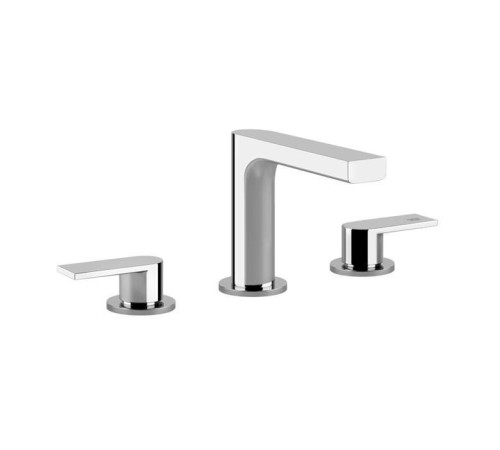 Смеситель для раковины Gessi Emporio Via Manzoni на 3 отверстия с донным клапаном хром 38612#031