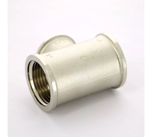 Тройник никелированный Tiemme 1x3/4x1 ВР-ВР-ВР 1500224