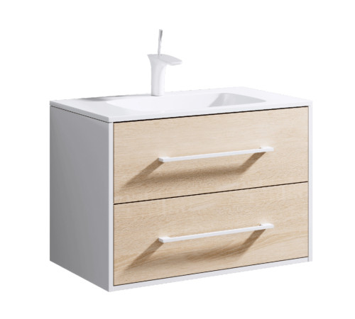 Тумба под умывальник AQUATON Майами 760х540х460 мм подвесная MAI0175