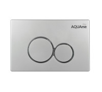 Панель смыва AQUAme пластик сатин AQM4101S