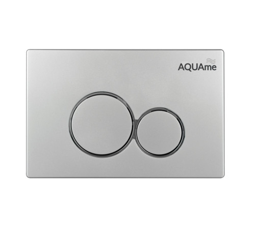 Панель смыва AQUAme пластик сатин AQM4101S