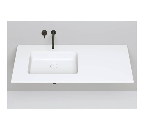 Раковина врезная снизу Salini Marea 55х38х12.6 см S-Stone белый матовый 1802209M