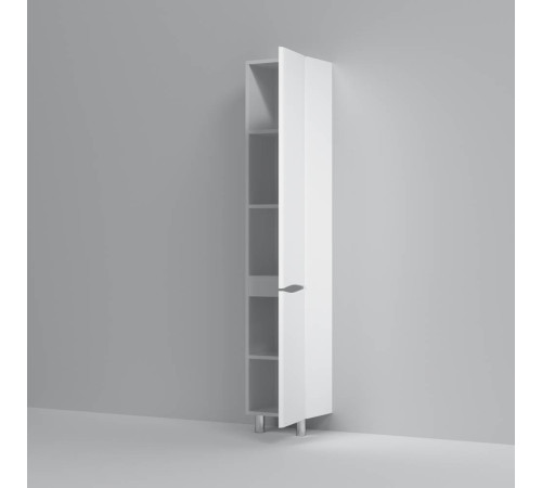 Шкаф-пенал напольный AM.PM Like 35 см правый белый глянец M80CSR0356WG