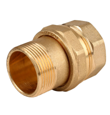 Сгон прямой Itap 151 1 1/4 латунный с плоской прокладкой 26111