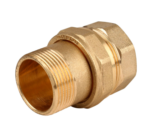 Сгон прямой Itap 151 1 1/4 латунный с плоской прокладкой 26111