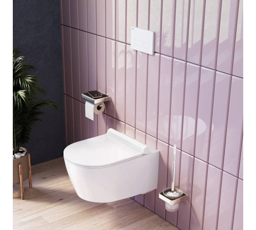 Унитаз подвесной безободковый AM.PM Jupiter с сиденьем микролифт DX77C1700SC