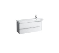 Тумба с раковиной Laufen Palace 1200x460 мм 1 отверстие белый глянцевый 8.1670.5.000.104.1 / 4.0160.1.075.464.1