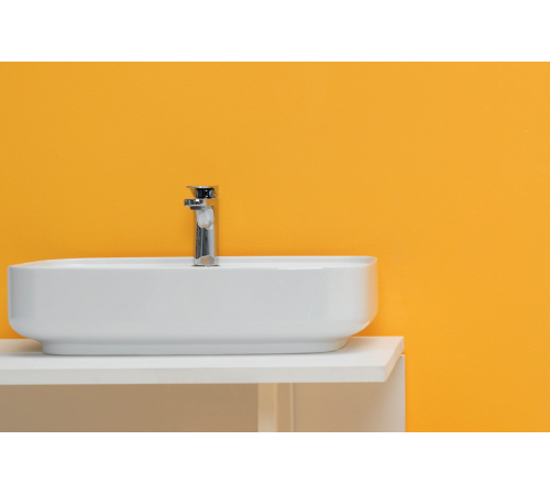 Раковина накладная Kerasan Tribeca 60х43 см 1 отверстие белый 514001