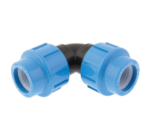 Угольник 90° резьбозажимной полипропиленовый Джилекс 20x20 9301