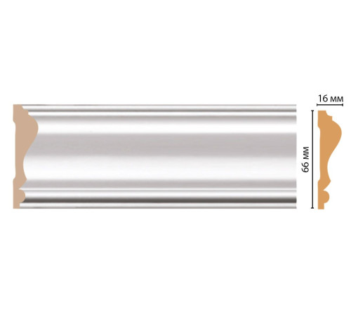 Молдинг DECOMASTER D022-114 ДМ 66х16х2400 мм D022-114 ДМ