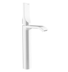 Смеситель для раковины Bossini Apice излив 197 мм с донным клапаном белый матовый E89602.045