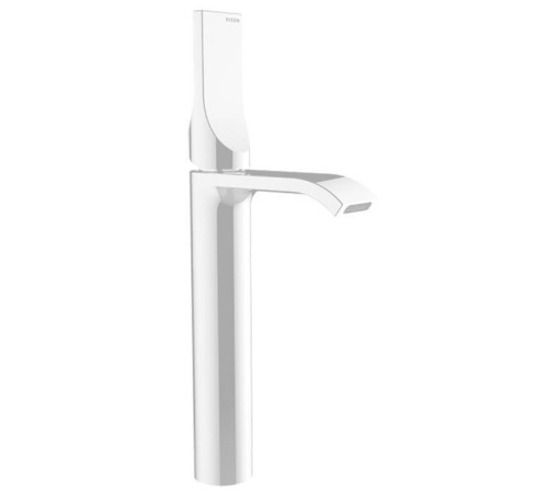 Смеситель для раковины Bossini Apice излив 197 мм с донным клапаном белый матовый E89602.045