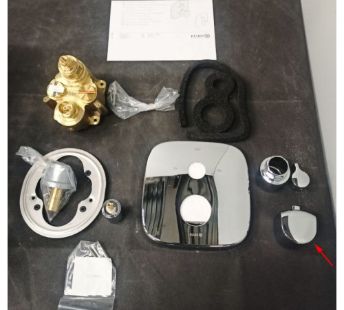 Термостат для душа Kludi Ameo на 2 потребителя внешняя часть 418300575