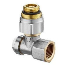 Соединение резьбовое Oventrop Combi 3 запорно-присоединительное угловое 1/2 НР х 1/2 ВР 1016575