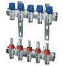 Узел коллекторный 1 FAR 2 отвода 3/4 EU с расходомерами и кронштейнами FK 3981 13402