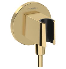Шланговое подключение с держателем hansgrohe Fixfit Porter S полированное золото 26888990