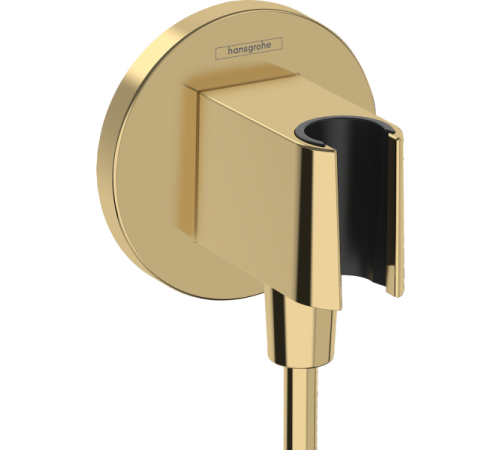 Шланговое подключение с держателем hansgrohe Fixfit Porter S полированное золото 26888990