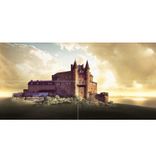 Панно Ceramica Classic Castle P4D194 80х40 см (из 4 плиток) P4D194