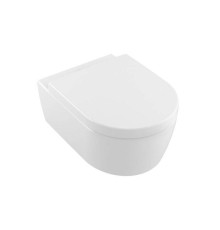 Унитаз подвесной Villeroy & Boch Avento 370x530 мм альпийский белый 5656HR01